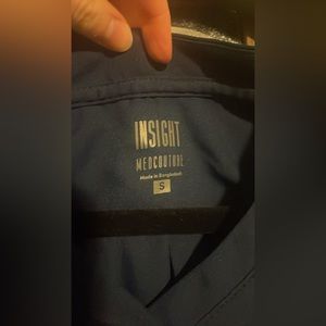 Medcouture Blue Scrub Top